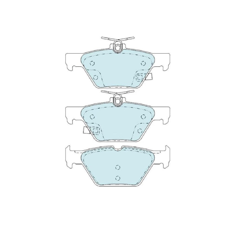 Tru Stop Adaptive Brake Pad Set DB2398TSA