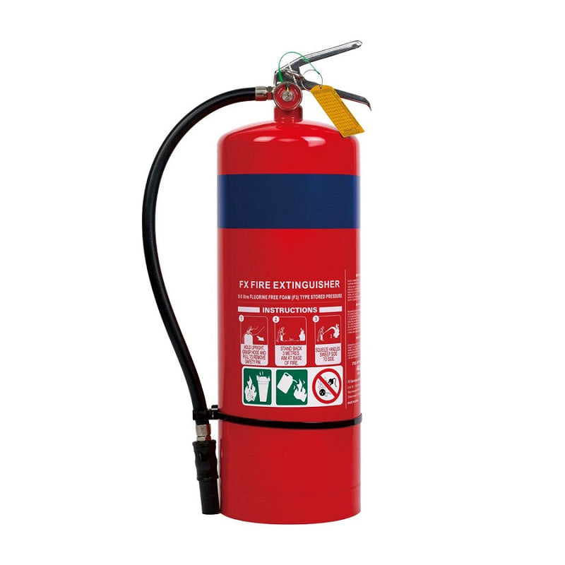 FX Services Fire Extinguisher 9L F3 - Fluorine Free Foam