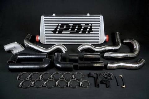 Performance Diesel Intercoolers Front Mount intercooler Kit + Trans Cooler (Landcruiser 80 Series 1HD-FT) — fits To...
