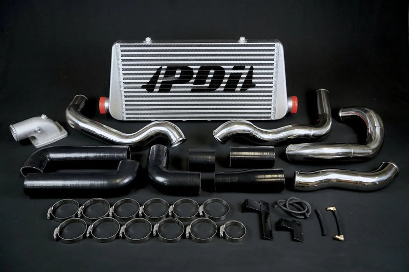 Performance Diesel Intercoolers Front Mount intercooler Kit + Trans Cooler (Landcruiser 80 Series 1HD-FT) — fits To...