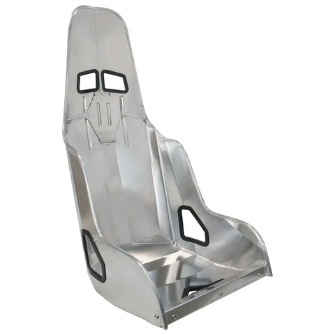 Proflow Aluminium Race Bucket Seat, 17 in. (430mm) Hip Width, Highback, Silver Finish