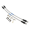 Proflow Brake Hose Kit Stainless Steel Braided PTFE Hose ADR App Suit Wilwood Calipers For Chevrolet 55-57 Or Universal 16in 400mm Pair