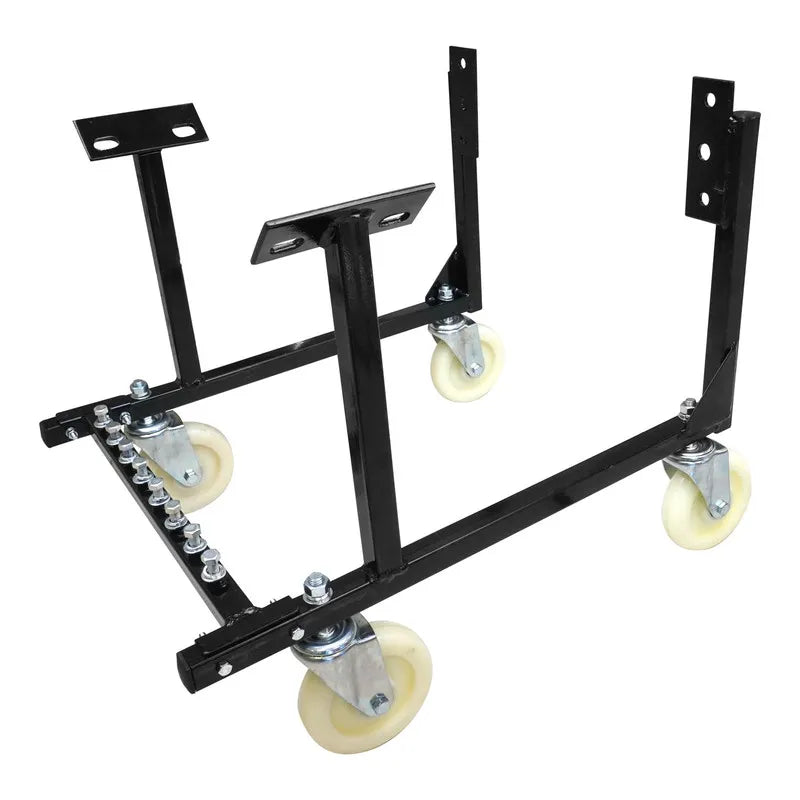 Proflow Engine Dolly Cradle Heavy Duty SB & BBC LT1 LT4 w/Heavy Duty 5.0'' Nylon Wheels Black Powder Coated Kit