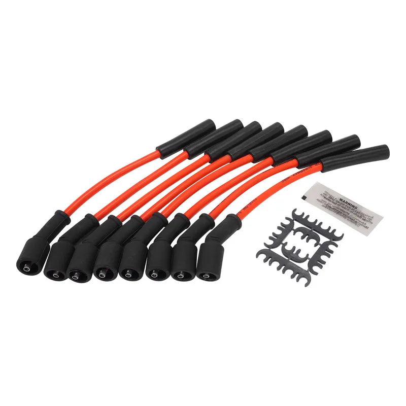 Proflow SuperMax Wire Ignition Lead Kit 8.5mm Spiral Core Red LS Chevrolet Holden Commodore Set