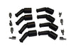 Proflow SuperMax Wire Lead Separator Ignition Coil Boot and Terminal Black 135 Deg Chev For Holden LS 8 Boots 8 Terminals Kit