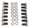 Proflow Transmission Pan Bolt Kit - 5/16''-18 In Thread - 0.750 In Long, Hex Head, Steel - Zinc Oxide - Various App... (image
