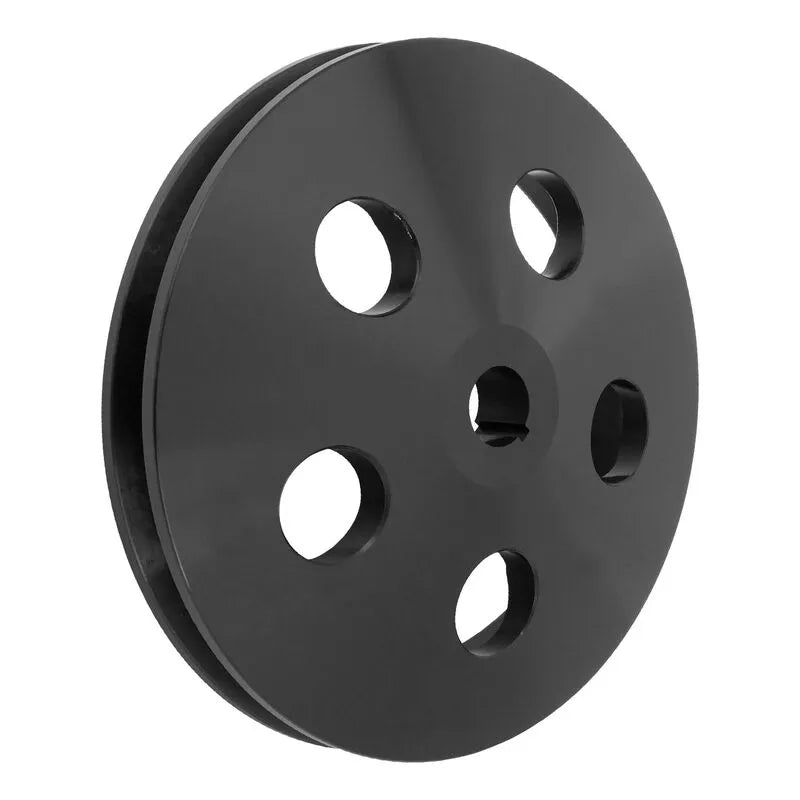 Proflow Power Steering Pulley V-Belt Style Single Groove Type 2 Pump .665in Press Fit 5.80in O.D Chev Aluminum