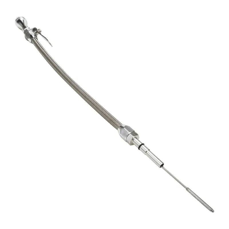 Proflow Engine Dipstick LS Engine Braided Stainless Steel Tumble Polished Chev For Holden Commodore LS