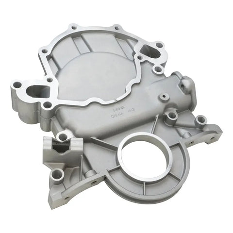 Proflow Timing Cover 1-piece Aluminum Natural For Ford Windsor Standard Rotation With Crank Sensor Boss 5.0lt 302 351W