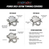 Proflow Timing Cover, 1-piece, Aluminium, Natural, For Ford, Early Style 289,302, 351W, Front Entry Seal, Each
