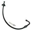 Proflow Transmission Dipstick Braided Stainless Black Billet Handle Firewall Mount C4C10 Pan Fill