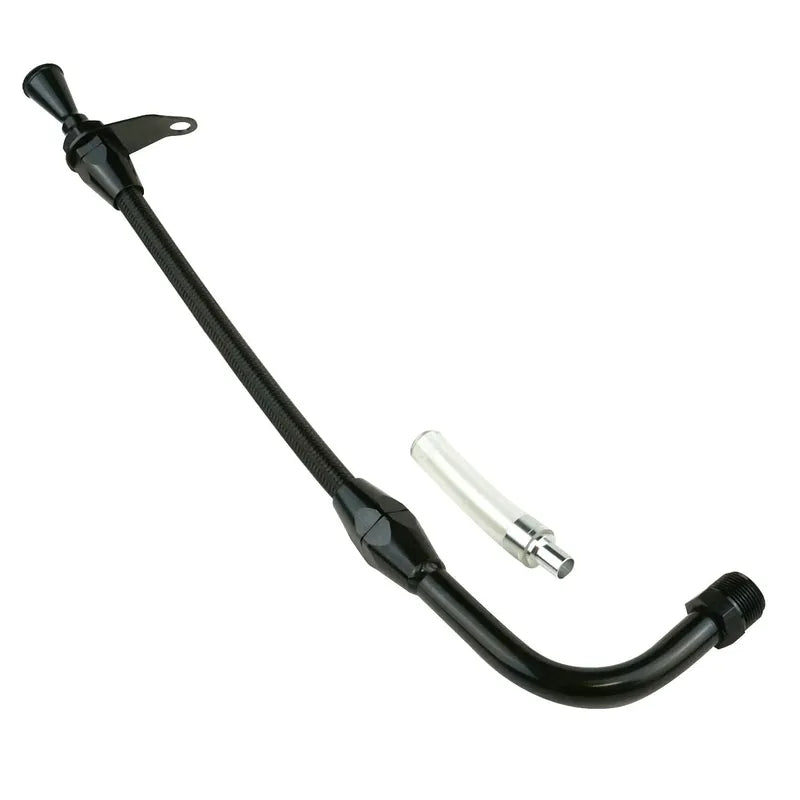 Proflow Transmission Dipstick Braided Stainless Black Billet Handle Transmission Mount For Ford C-4 C10 Pan-Fill