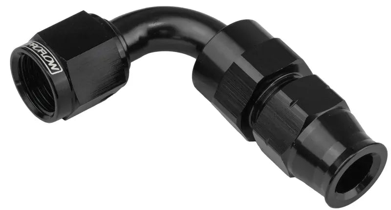 Proflow 5/16in Tube 90 Degree To Female -06AN Hose End Tube Adaptor