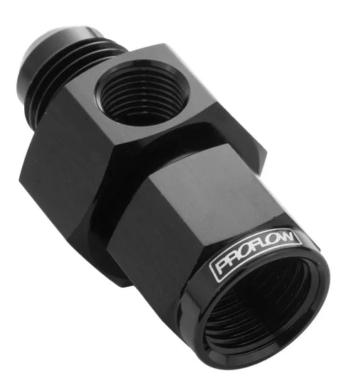 Proflow Straight Male Adaptor - Female Adaptor 1/8in NPT Gauge Port Hose End