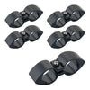Proflow Twin Hose Clamp Separators 5 pack 04AN Black 11mm Hole