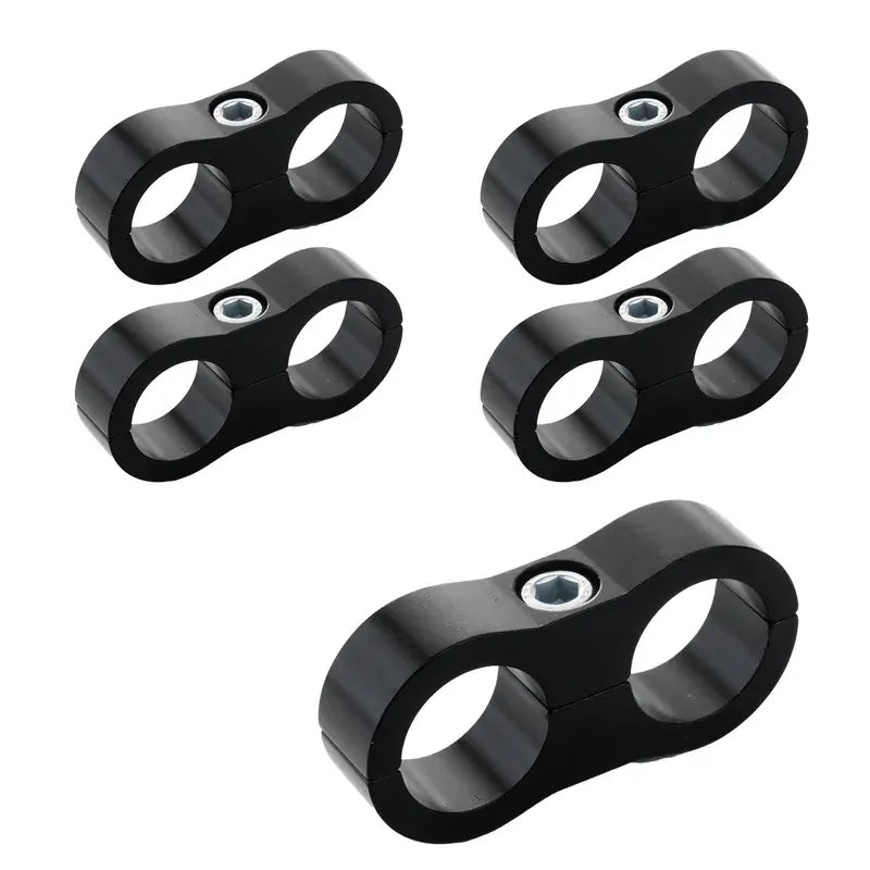 Proflow Aluminium Hose & Tubing Clamp Separators 5 Pack Clamp
