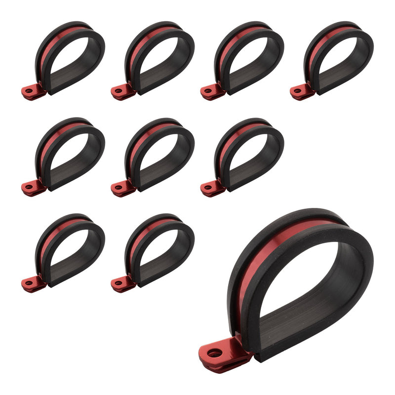 Proflow Cushioned P Clamp # 3 Red 10Pk PFE158-03R