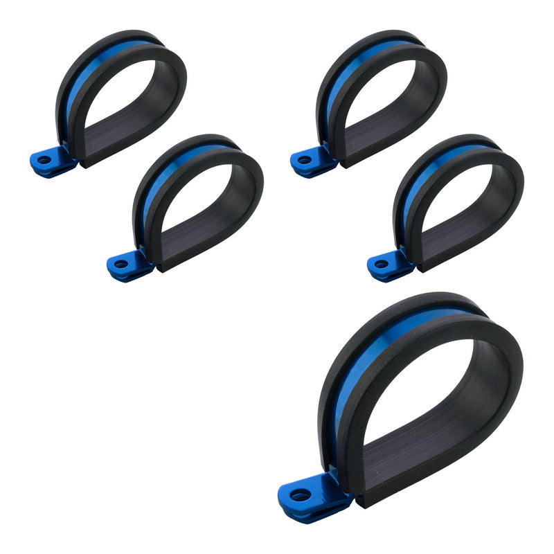 Proflow Cushioned P Clamp # 20 Blue 5Pk PFE158-20B