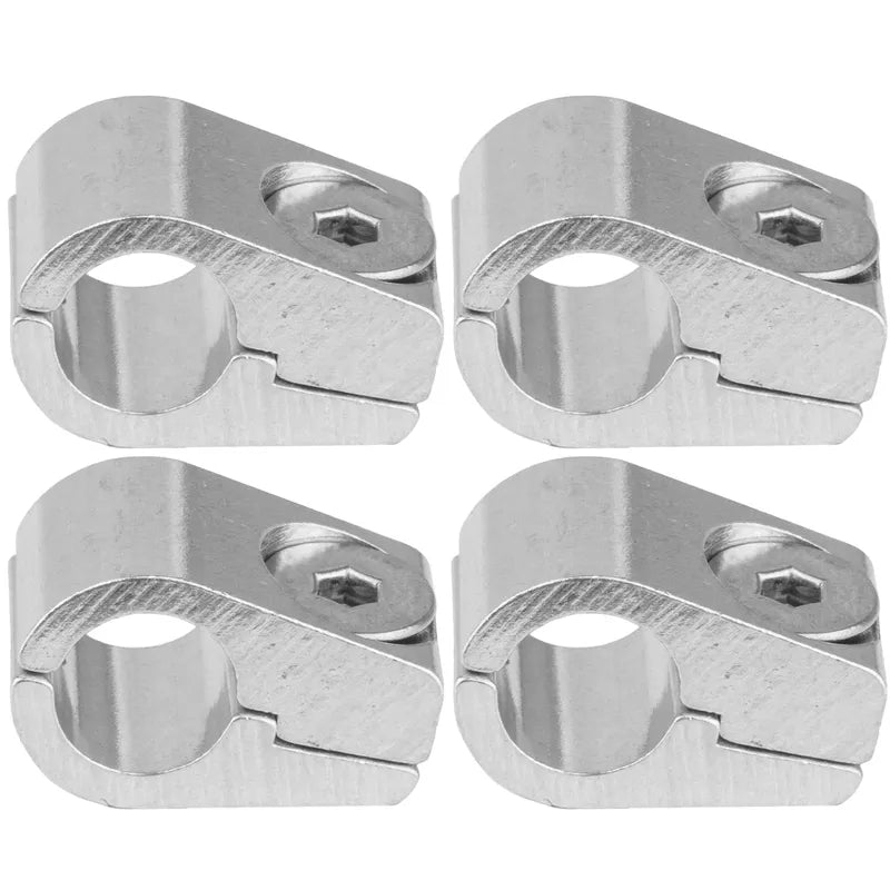 Proflow Aluminium Single Hose Line Clamp 4 Pack