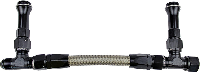 Proflow Holley Fuel Line # 08 Black 241Mm PFE160-08 BK