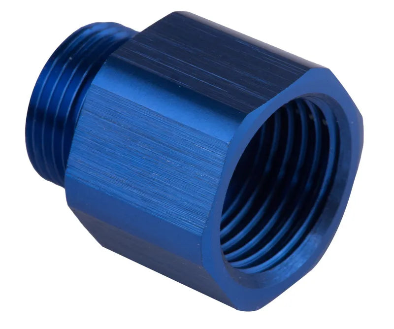 Proflow Carburettor Inlet Hose Fuel Adaptor Holley Quick Fuel 5/8in x 18inverted To 9/16 x 24 Blue