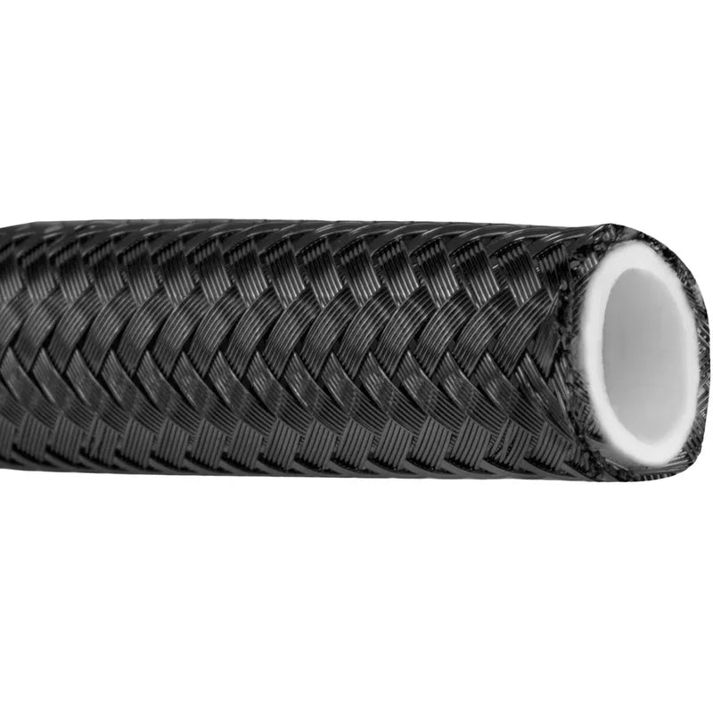 Proflow PFE200-10BK-25 Stainless Black Steel Braided Ptfe