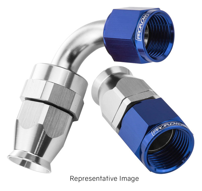 Proflow # 8 90 Degree Hose End Alloy PFE203-08D