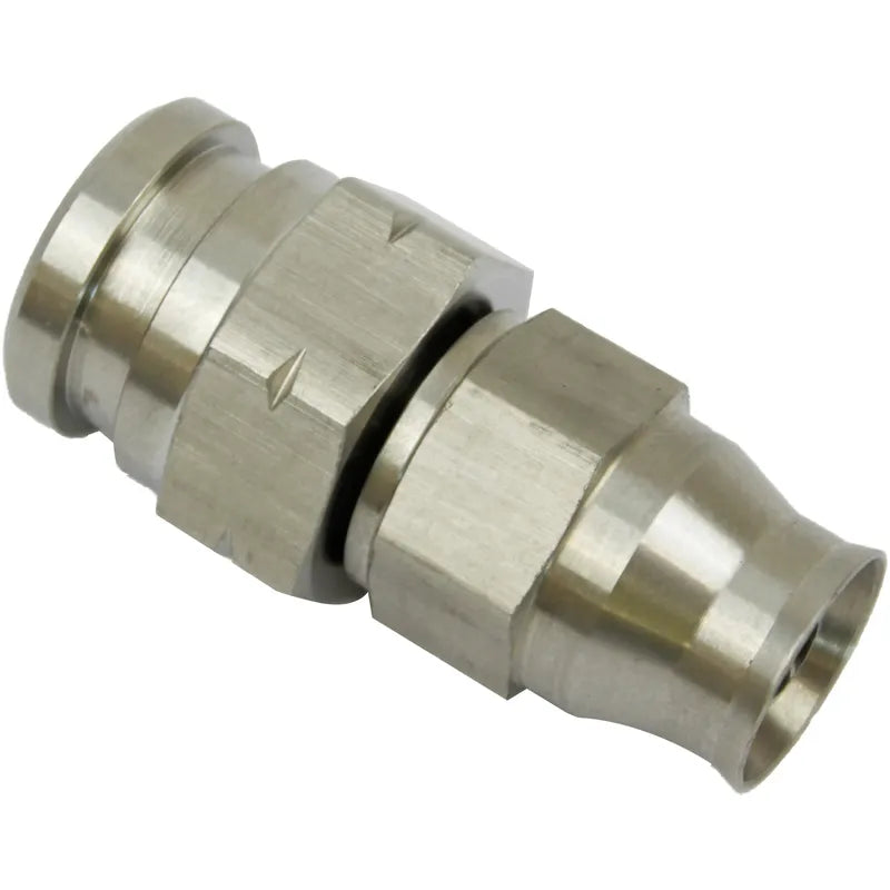 Proflow Stainless Steel Femaleinverted Flare Brake Hose End 7/16 x 24 To -04AN PTFE Hose