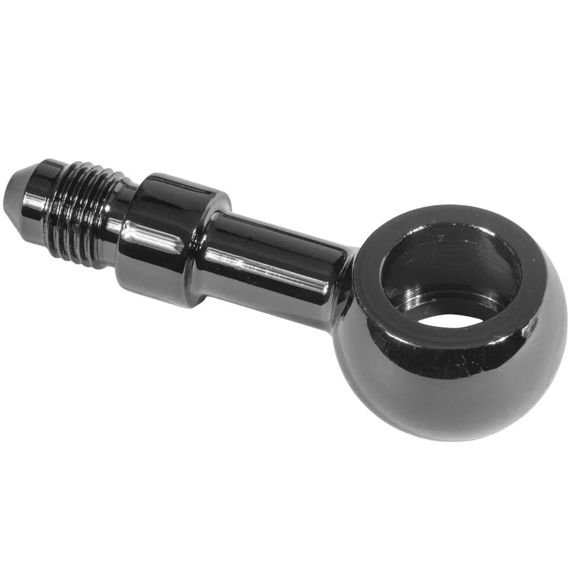 Proflow Black Straight Male Banjo Brake Hose End