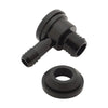 Proflow Brake Booster Check Valve Black Plastic 3/8in Hose Barbincludes Grommet