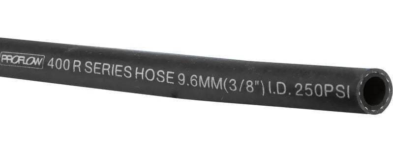 Proflow Black Push Lock Hose -08AN 1/2" 1 Metre Length Bulk