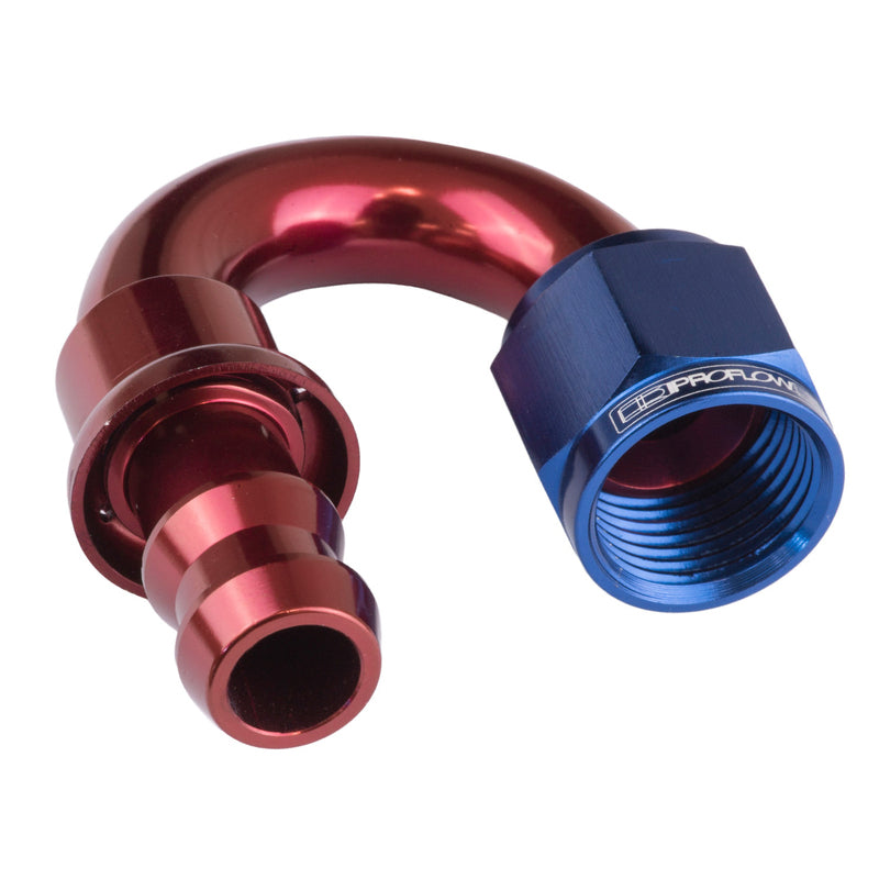 Proflow 180 Deg Push On Hose End # 8 PFE406-08