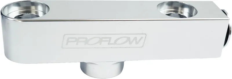 Proflow Dual Bosch Fuel Pump Fuel Log 76mm Centre Distance M12x1.5 Thread Polished