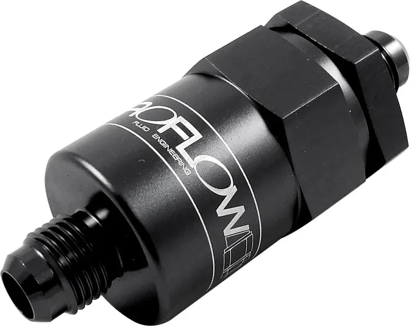 Proflow Billet Inline Aluminium Fuel Filter 30 Micron