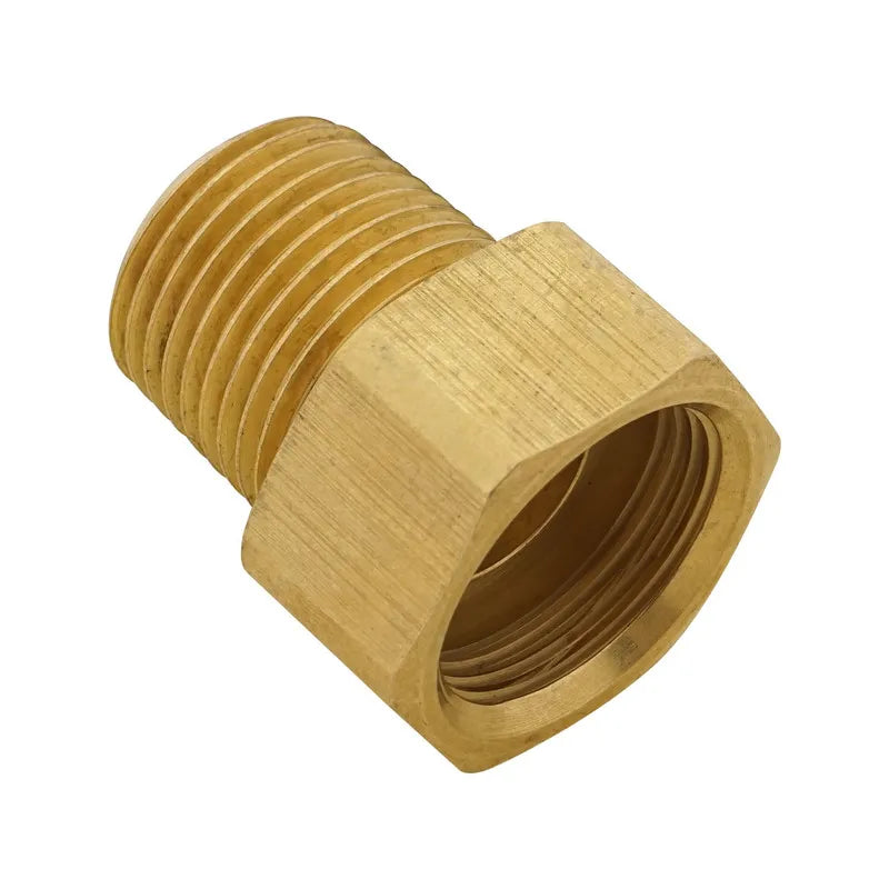 Proflow Transmission Fitting Adaptor 1/2in NPT To 7/8''-18 Inverted Flare For Ford Pan Fill C4/C10 Dipstick