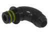 Proflow Fitting Transmission Adaptor For Ford ZF to AN Hose End 90 Degree Black AN6