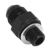 Proflow Fitting Adaptor Some Ford C4/C10 Transmission 1/8'' NPSM Straight To -06AN Black