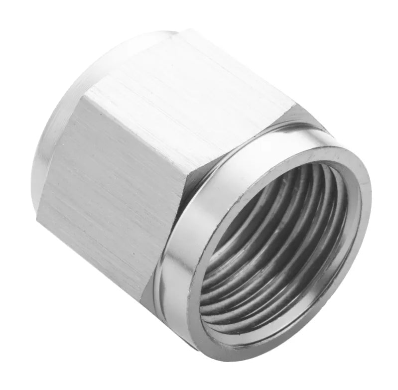 Proflow Aluminium Tube Nut AN6 For 3/8in Tube Silver