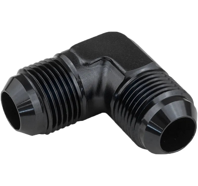 Proflow Flare Union -06AN 90 Degree Union Black