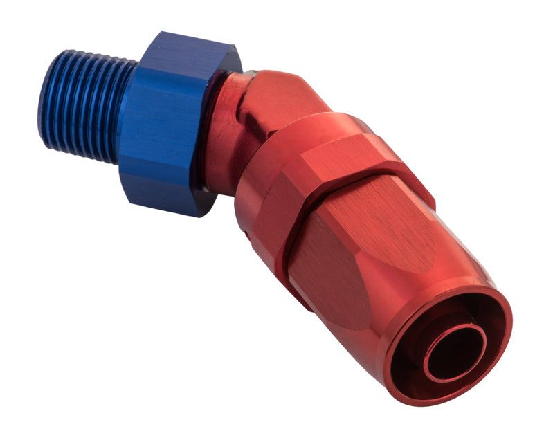 Proflow Male 3/8 Npt 45 Deg To # 10 Hose PFE828-10-06