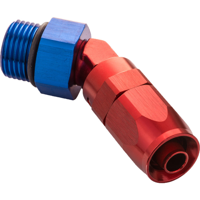 Proflow 45 Deg # 6 Hose To Male # 4 Thr PFE844-06-04