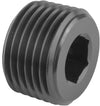 Proflow Fitting Aluminium Socket Plug 1/8in NPT Black