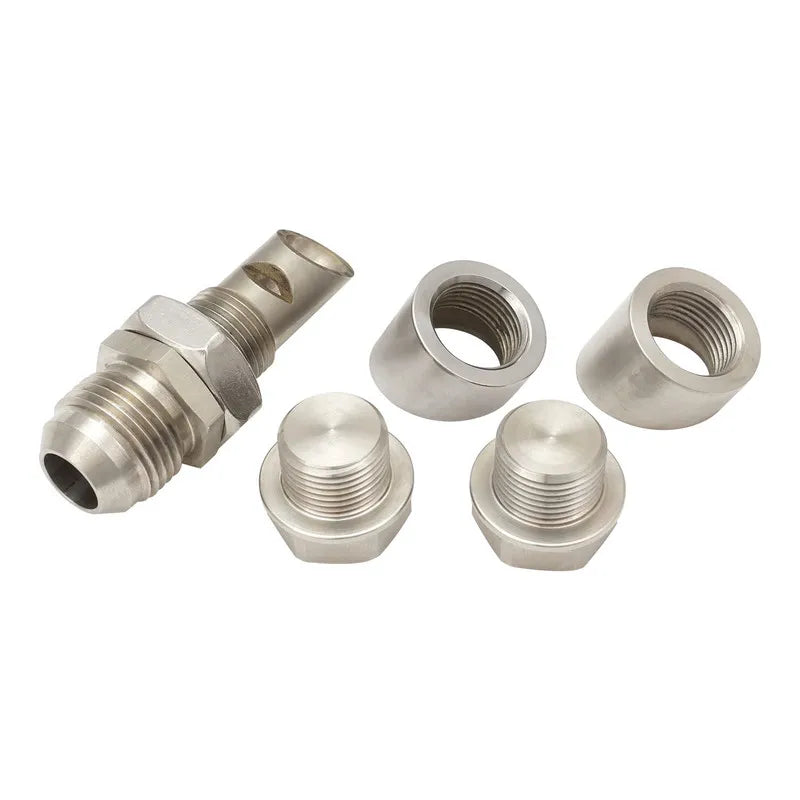 Proflow Exhaust Vac Scavenger Kit Vac-U-Pan Stainless Steel Weld In Fitting AN10 with Bung Universal Kit