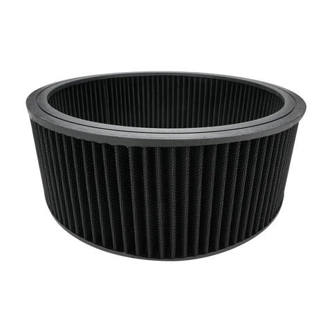 Proflow Air Filter Cleaner Black Re-Usable Element Roundinsert 14in x 6in