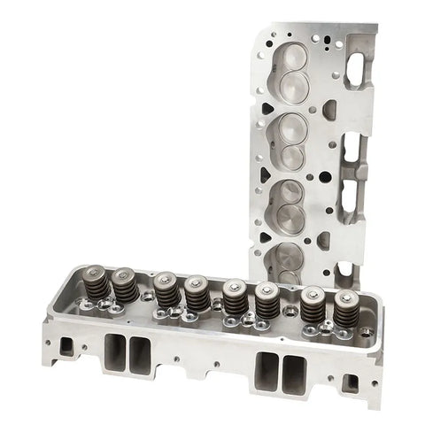 Proflow Cylinder Heads AirMax 200 SB Chev 535HP Aluminium Assembled 7/16 Studs Adj G/Plates 64cc Chamber Angle Plug 200ccintake Runner Pair
