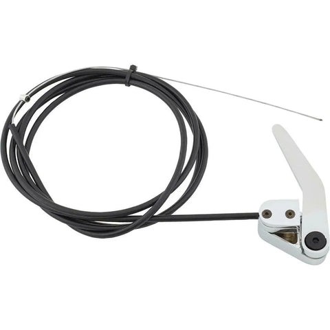 Proflow Universal Bear Jaw Door Latch Release Boot Release Chrome Handle with Cable Kit