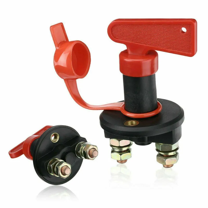 Proflow Master Battery Isolator Switch 2 Position On-Off Detachable Key Cap 12v 200Amp