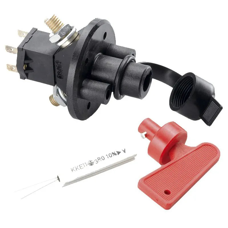 Proflow Master Battery Isolator Switch with Ignition Isolation 2 Position On-Off 12v 200Amp