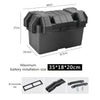 Proflow Universal Battery Box, Plastic, Relocation Kit, External Size 440L x 245W x 270H, Suit Camping Boating, Cars, Large Battery