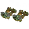 Proflow Battery Terminals Top-Mount Brass Pair